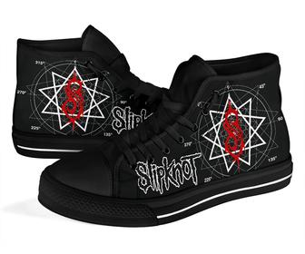 Slipknot Sneakers Rock Band High Top Shoes Fan Gift | Favorety