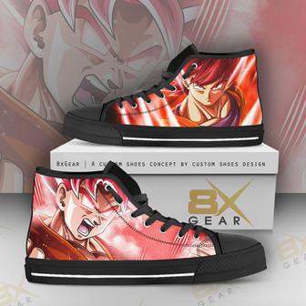 Son Goku High Top Shoes Dragon Ball Anime Sneakers Design For Fan | Favorety