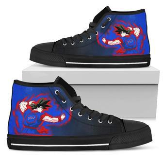 Son Goku Saiyan Power Buffalo Bills High Top Shoes | Favorety CA