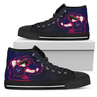 Son Goku Saiyan Power Houston Texans High Top Shoes | Favorety UK