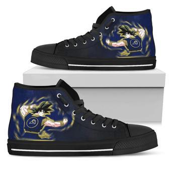 Son Goku Saiyan Power Los Angeles Rams High Top Shoes | Favorety