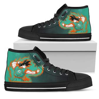 Son Goku Saiyan Power Miami Dolphins High Top Shoes | Favorety CA