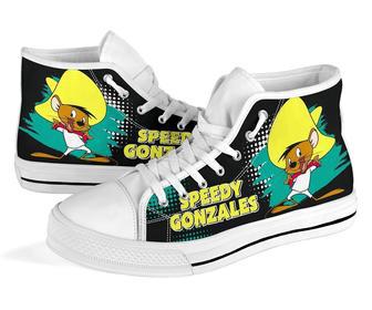 Speedy Gonzales Sneakers High Top Shoes Looney Tunes Fan | Favorety DE