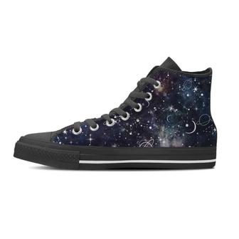 Star Constellation Galaxy Space Men's High Top Shoes - Monsterry AU