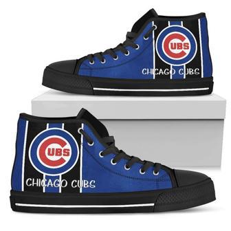 Steaky Trending Fashion Sporty Chicago Cubs High Top Shoes | Favorety