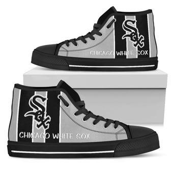 Steaky Trending Fashion Sporty Chicago White Sox High Top Shoes | Favorety DE