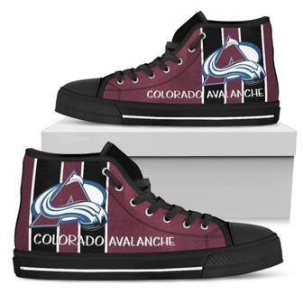 Steaky Trending Fashion Sporty Colorado Avalanche High Top Shoes | Favorety DE