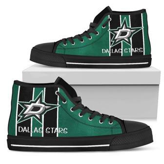 Steaky Trending Fashion Sporty Dallas Stars High Top Shoes | Favorety UK