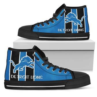 Steaky Trending Fashion Sporty Detroit Lions High Top Shoes | Favorety AU