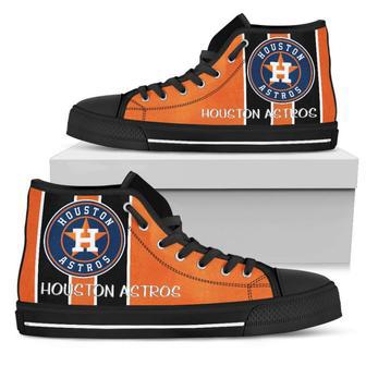 Steaky Trending Fashion Sporty Houston Astros High Top Shoes | Favorety DE