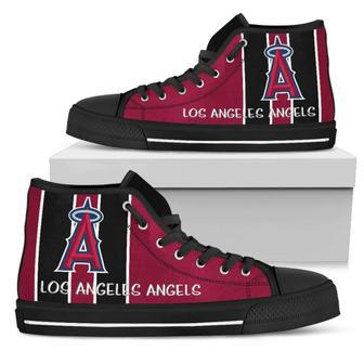 Steaky Trending Fashion Sporty Los Angeles Angels High Top Shoes | Favorety UK