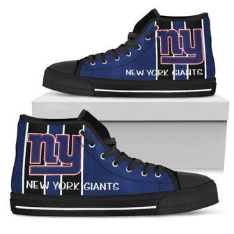 Steaky Trending Fashion Sporty New York Giants High Top Shoes | Favorety AU