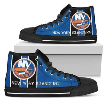 Steaky Trending Fashion Sporty New York Islanders High Top Shoes | Favorety