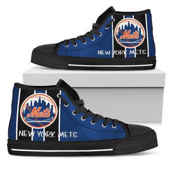 Steaky Trending Fashion Sporty New York Mets High Top Shoes | Favorety UK