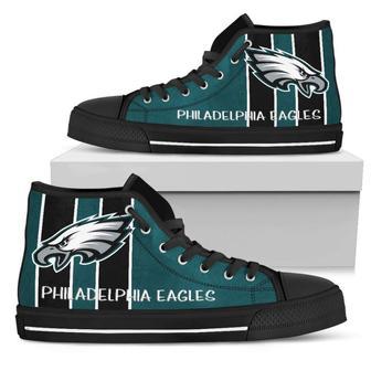 Steaky Trending Fashion Sporty Philadelphia Eagles High Top Shoes | Favorety UK