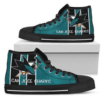 Steaky Trending Fashion Sporty San Jose Sharks High Top Shoes | Favorety DE