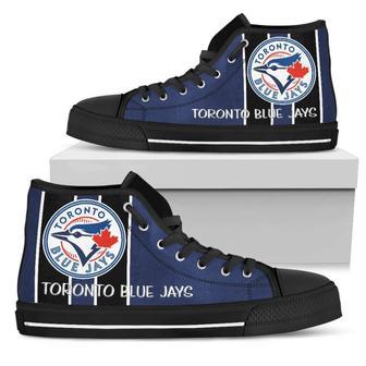 Steaky Trending Fashion Sporty Toronto Blue Jays High Top Shoes | Favorety CA