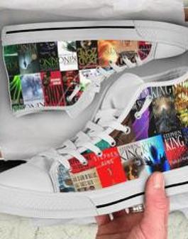 Stephen King Lover Shoes Gift For Fan High Top Shoes For Men And Women | Favorety