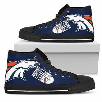 Straight Outta Denver Broncos High Top Shoes | Favorety