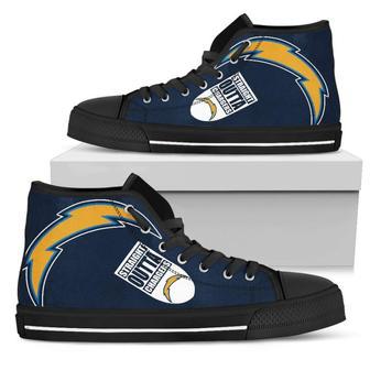 Straight Outta Los Angeles Chargers High Top Shoes | Favorety CA