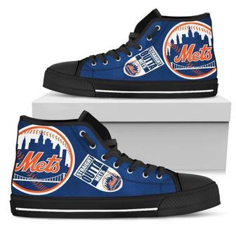 Straight Outta New York Mets High Top Shoes | Favorety CA