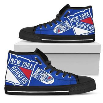 Straight Outta New York Rangers High Top Shoes | Favorety CA