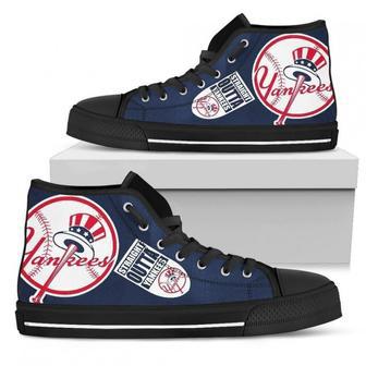 Straight Outta New York Yankees High Top Shoes | Favorety UK