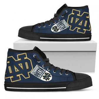 Straight Outta Notre Dame Fighting Irish High Top Shoes | Favorety