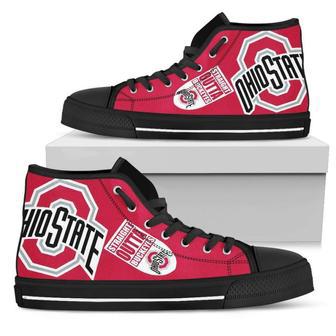 Straight Outta Ohio State Buckeyes High Top Shoes | Favorety CA