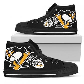 Straight Outta Pittsburgh Penguins High Top Shoes | Favorety