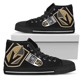 Straight Outta Vegas Golden Knights High Top Shoes | Favorety UK