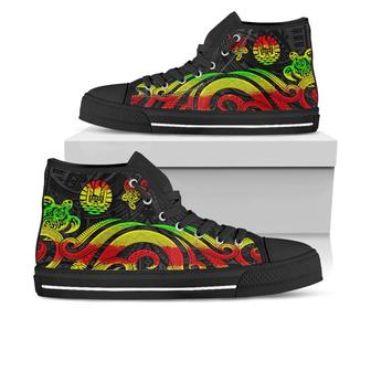 Tahiti High Top Shoes - Reggae Tentacle Turtle - - Monsterry UK