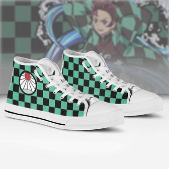 Tanjiro Demon Slayer All Star For Men And Women Sneakers High Top Shoes | Favorety AU