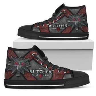 The Witcher Sneakers High Top Shoes For Gamer Fan Gift | Favorety UK