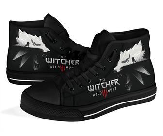 The Witcher Sneakers High Top Shoes Gamer Gift Idea | Favorety AU