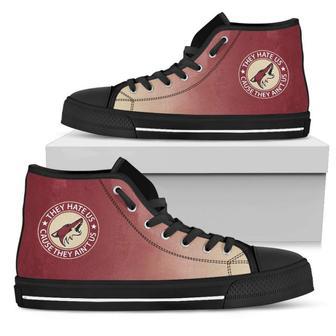 They Hate Us Cause They Ain't Us Arizona Coyotes High Top Shoes | Favorety UK