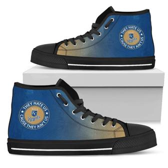They Hate Us Cause They Ain't Us Kansas City Royals High Top Shoes | Favorety