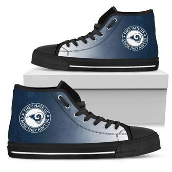 They Hate Us Cause They Ain't Us Los Angeles Rams High Top Shoes | Favorety DE