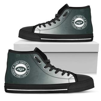 They Hate Us Cause They Ain't Us New York Jets High Top Shoes | Favorety UK