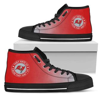 They Hate Us Cause They Ain't Us Tampa Bay Buccaneers High Top Shoes | Favorety