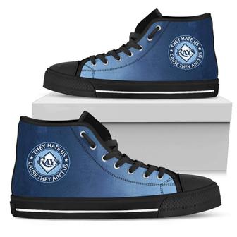 They Hate Us Cause They Ain't Us Tampa Bay Rays High Top Shoes - Monsterry DE