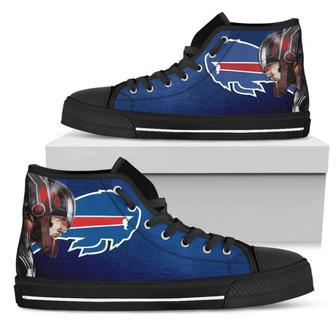 Thor Head Beside Buffalo Bills High Top Shoes | Favorety