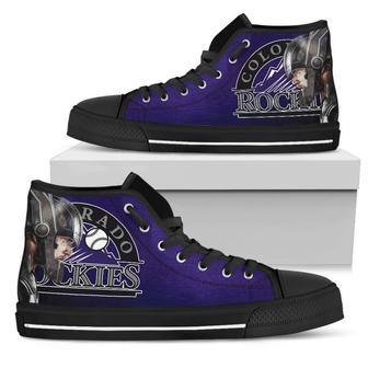 Thor Head Beside Colorado Rockies High Top Shoes | Favorety DE