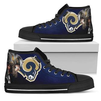 Thor Head Beside Los Angeles Rams High Top Shoes | Favorety UK