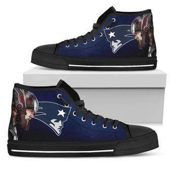 Thor Head Beside New England Patriots High Top Shoes | Favorety CA