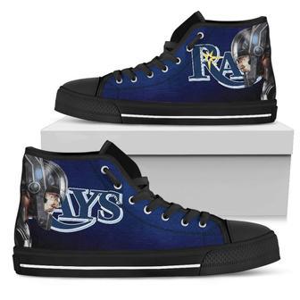 Thor Head Beside Tampa Bay Rays High Top Shoes | Favorety UK