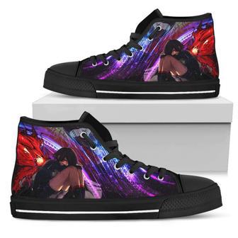 Tokyo Ghoul High Top Shoes Kirishima Touka In Dark Sky | Favorety