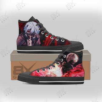 Tokyo Ghoul Sneakers Kaneki Ken High Top Shoes Manga Fan | Favorety