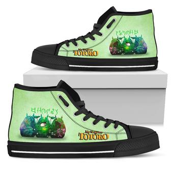 Totoro Sneakers High Top Shoes Anime Fan Gift Idea - Monsterry CA