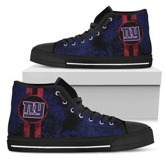 Triple Stripe Bar Dynamic New York Giants High Top Shoes | Favorety UK